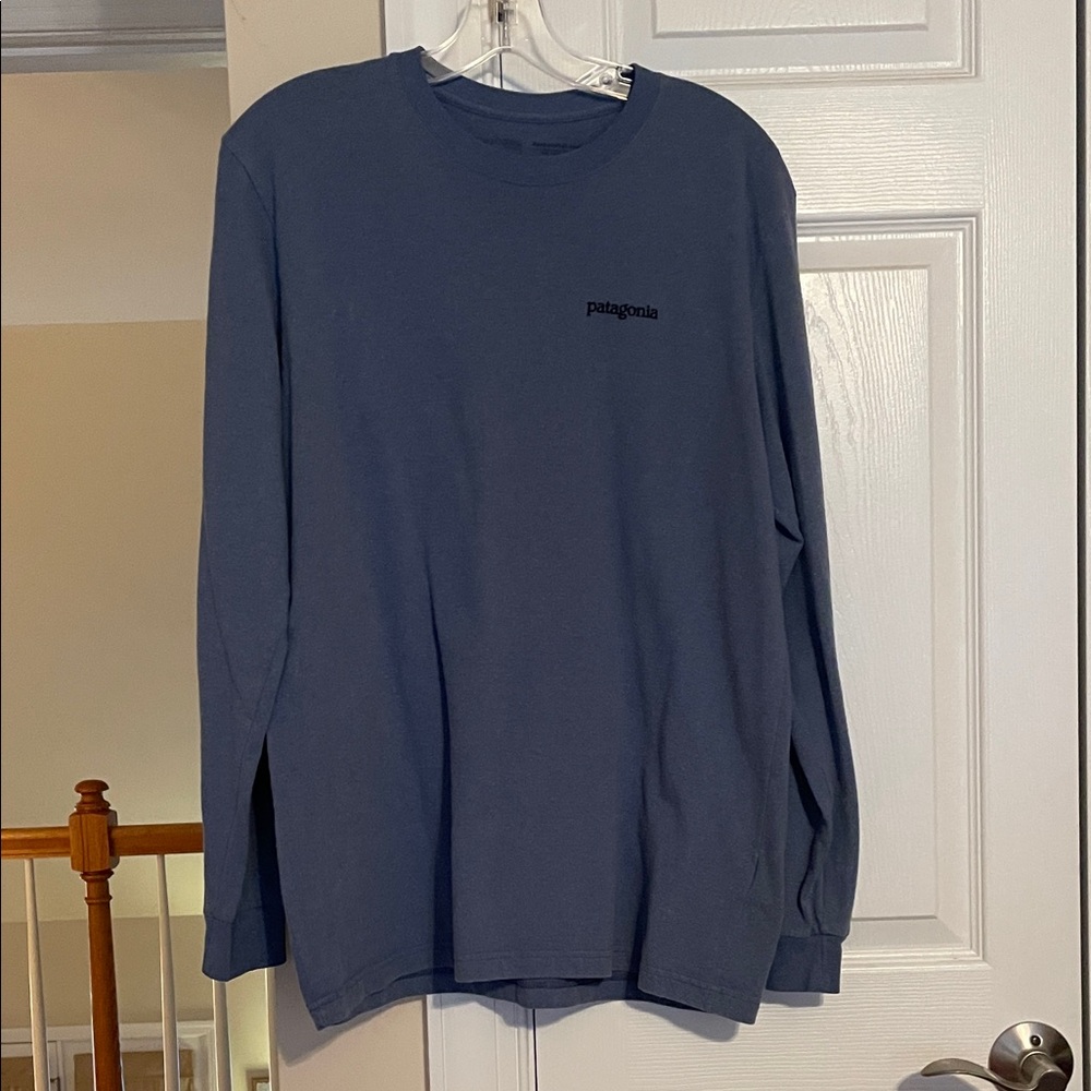 Patagonia Men's Navy Long Sleeve Tee